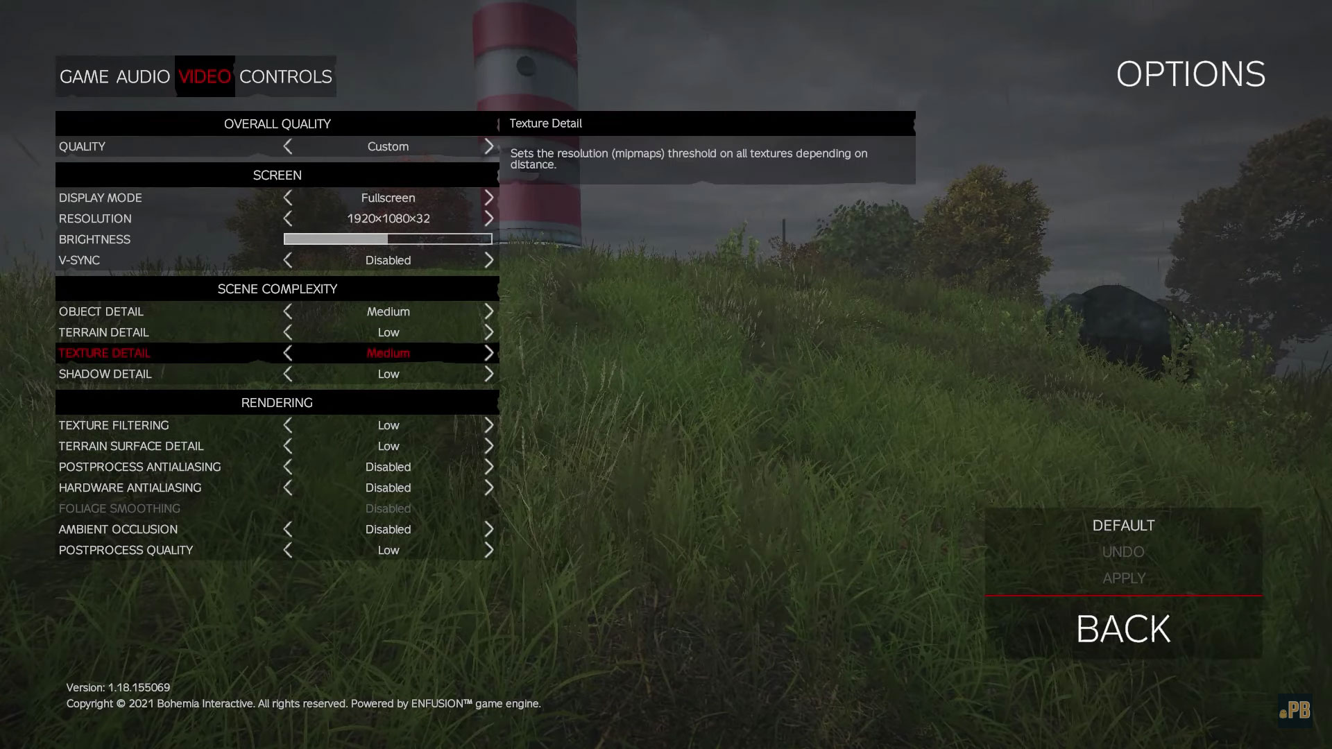 DayZ: лучшие настройки для VEGA Graphic